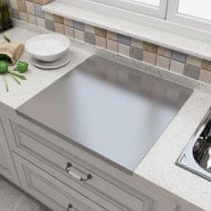 HOME & MARKER® Nerjaveča jeklena deska za rezanje 30×30 cm, nedrseča, primerna za pomivalni stroj | VITACUT