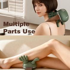 FRILLA® Shiatsu masažna blazina z ogrevanjem 3D, samodejni izklop, nastavljiva hitrost | MASSORA