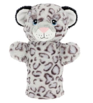 Keel Toys Keeleco plišasta ročna lutka eko 27 cm - Snežni leopard