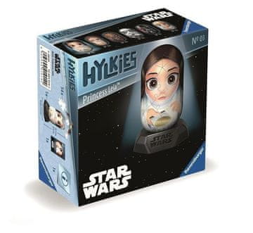 Ravensburger 3D sestavljanka Hylkies: Star Wars: Princess Leia 54 kosov