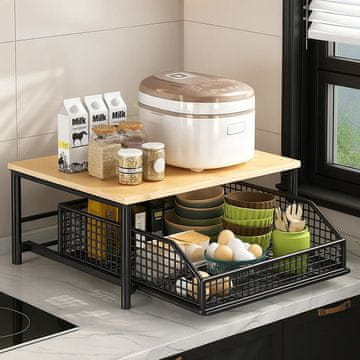 Smania WoodyDraw organizator za kuhinjski pult s predalom