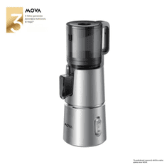 SJ10 vijačni sokovnik, črno-srebrn