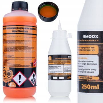 Zenthril Komplet za Lakirno Enoto – Olje Smoox 0,25 l + Tekočina 3 v 1 1 l | za Graco, Wagner, Rosfix