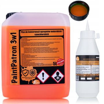Zenthril Set za Lakirno Enoto – Smoox Oil 0,25l + 3v1 Tekočina 5l | Nadomestni Del za Graco, Wagner, Titan