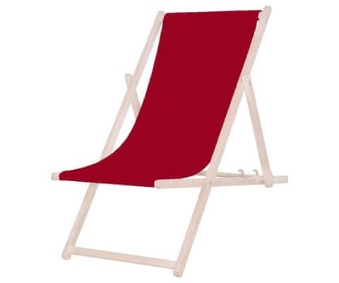 Zložljiv lesen ležalnik Platinet