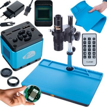 Rosfix Komplet Digitalnih Earth Pro MCEP-0.5X Mikroskopov – 8.29MP Kamera, HDMI/USB-C | Podloga 380X260 mm