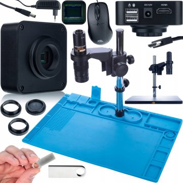 Rosfix Komplet Digitalnih Earth Pro Mikroskopov MCEP-0.5X + Gemini PRO Kamera KMGP-USB-HDMI 16Mp | 480X320mm