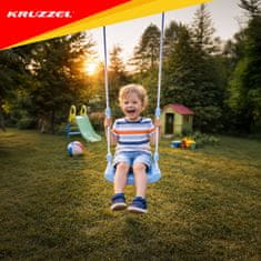 Kruzzel Modra otroška gugalnica KRUZZEL, vremensko odporna, enostavna montaža