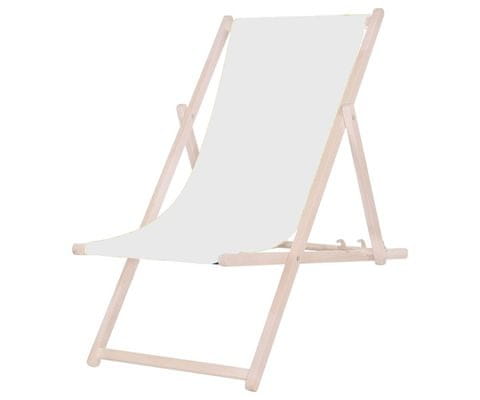 Zložljiv lesen ležalnik Platinet