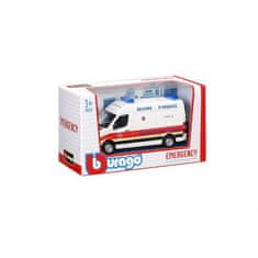 BBurago - EMERGENCY, Reševalno vozilo - Mercedes-Benz Sprinter, Pariz, 1:50