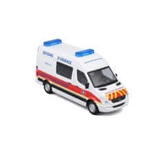 BBurago - EMERGENCY, Reševalno vozilo - Mercedes-Benz Sprinter, Pariz, 1:50