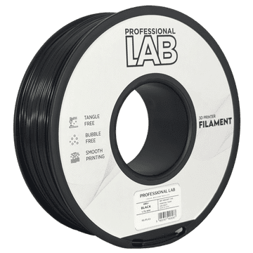 Professional Lab ABS Črna Filament 1.75mm - Professional Lab ABS+ za 3D Tisk (1kg Kolut)