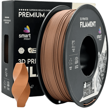 Smart Print 5x PLA+ Rjava Filament 1.75mm - Smart Print za 3D Tisk (1kg Kolut)