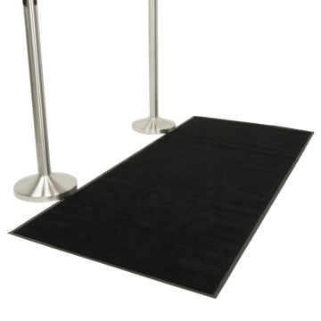 Securit by Vermes vhodni TEPIH črne barve s protizdrsno gumo 200x90cm RS200BL
