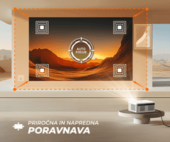 Byintek Love U14 Pro prenosni LED projektor, Android, WIFI, 4K UHD + daljinec