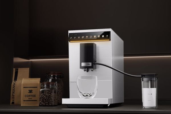 Eleganten bel dizajn kavnega aparata