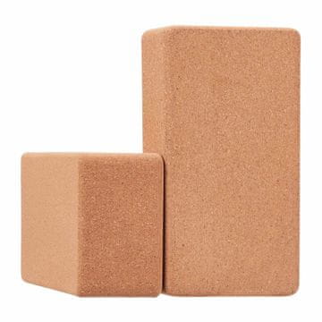 Northix Plutasti bloki za jogo nedrseči naravna pluta set 2 kos