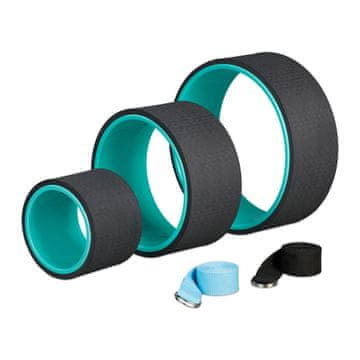 Northix Komplet koles za jogo z nedrsečo peno in trakovi 5 delov