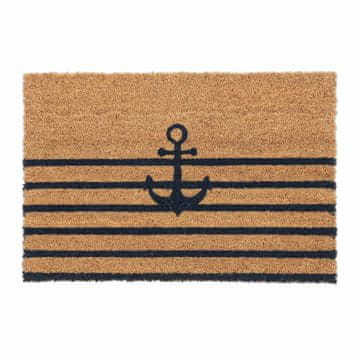 Northix Predpražnik iz kokosovih vlaken s sidrom 60x90 cm