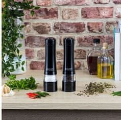 Russell Hobbs mlinčki za sol in poper iz brušenega jekla 2 kosa črn (28010-56)
