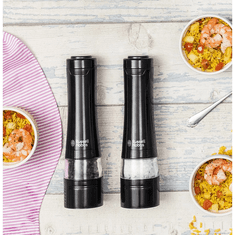Russell Hobbs mlinčki za sol in poper iz brušenega jekla 2 kosa črn (28010-56)