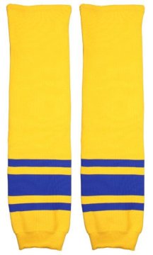 Merco Loko junior hokejske nogavice rumeno-modre, paket 1 par