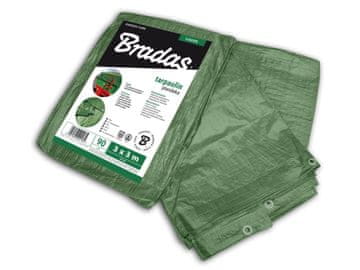 Bradas Ponjava 90 g/m², zelena - (Dimenzije (dolžina): 3×3 m) BR-PL903/3