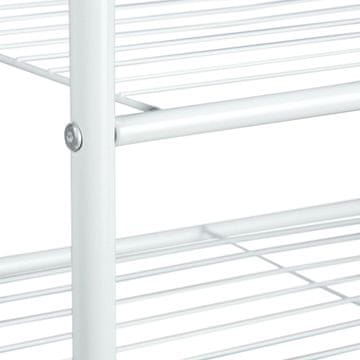 Northix Stojalo za oblačila s polico za čevlje jekleno stojalo