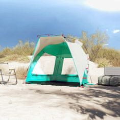Vidaxl vidaXL Šotor za na plažo za 2 osebi, zelen, vodoodporen
