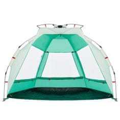 Vidaxl vidaXL Šotor za na plažo za 2 osebi, zelen, vodoodporen
