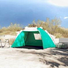 Vidaxl vidaXL Šotor za na plažo za 2 osebi, zelen, vodoodporen
