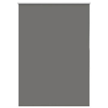 Vidaxl Rolo zatemnjena siv 100x130 cm tkanina širina 95,7cm poliester
