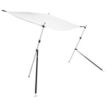 Vidaxl Razširljivo senčilo za T-Top belo 170x170x(115-183) cm