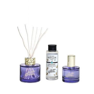 Darilni komplet Lolita Lempicka mini difuzor vijolične barve + polnilo in domače pršilo Lolita Lempicka