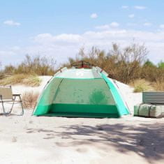 Vidaxl vidaXL Šotor za na plažo za 2 osebi, zelen, vodoodporen