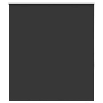 Vidaxl Roleta Blackout Black 140x175 cm Širina tkanine 136,6 cm