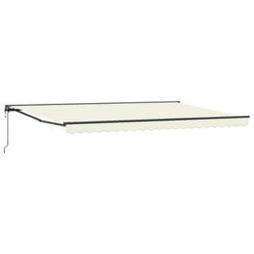 Vidaxl Okvir tende krema 500 × 300 cm Poliester s PU premazom