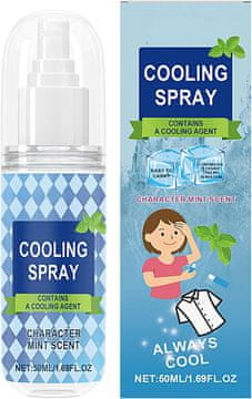 slomart Hladilna meglica v spreju Osvežujoč hladilni sprej 50 ml Vlažilna UV zaščita Tekoča meglica za šport, golf, pohodništvo, kampiranje, vsakodnevno uporabo na prostem