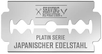 slomart Dvostranska britvica, 100 kosov, za moške, varnostne britvice za britje, platina, japonsko nerjaveče jeklo