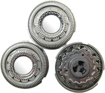 slomart 3x Trade-Shop Scherkopf Messer Klingen kompatibel mit Philips S9522 S9531 S9711 S9721 S9731 S9781 S9911 S9988 S7720 S7730 S7780 S8950/90 S8950/91 S8980