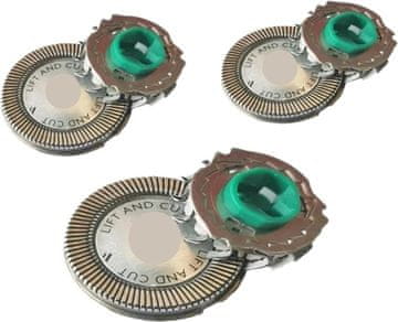 slomart Nadomestne glave za brivnik, združljive s Philips, HQ64 PT720 PT725 AT890 PT860 PT866 AT758 AT798 HQ6070, rezilo (3 kosi)