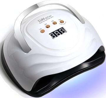 slomart UV luči za gelne nohte, profesionalna UV luč za nohte 380W z 81 LED diodami, avtomatski senzor, 4 časovniki