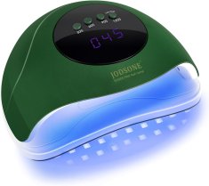 slomart JODSONE U V Lampe za gel nohte Profesionalno s pametnim senzorjem in 30/60/90/120s časovnikom LCD zaslon LED za prste in nožne prste, za dom in salon (Zelena)