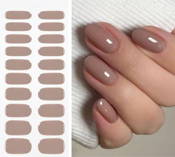 slomart JMEOWIO Folija za nohte Kava Gel Folije za nohte Samolepilne Nalepke za nohte Uv Utrjevanje Dekoracija Dodatki za oblikovanje nohtov