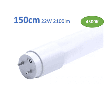 V-TAC LED cevna sijalka T8 G13 150cm 4000k 20W steklena