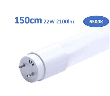 V-TAC LED cevna sijalka T8 G13 150cm 6500k 20W steklena