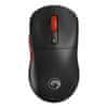 Marvo NIRO 60 (G964W BK) RGB brezžična gaming miška, polnilna prozorna, nastavljivi gumbi Tri-mode črna