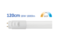 Optonica LED cevna sijalka T8 G13 120cm CCT 18W steklena