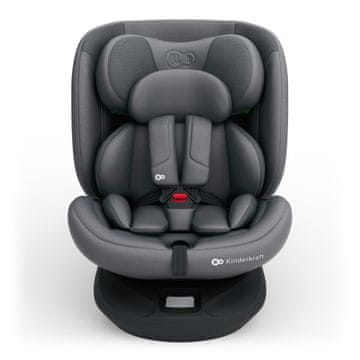 Kinderkraft I-GROW 2 Plus 4v1 otroški avtosedež, i-Size, 40–150 cm, siv