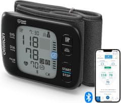 slomart OMRON RS7 Intelli IT – digitalni zapestni merilnik krvnega tlaka, Bluetooth, klinično validiran, primeren za prekomerno težo, do 21,5 cm